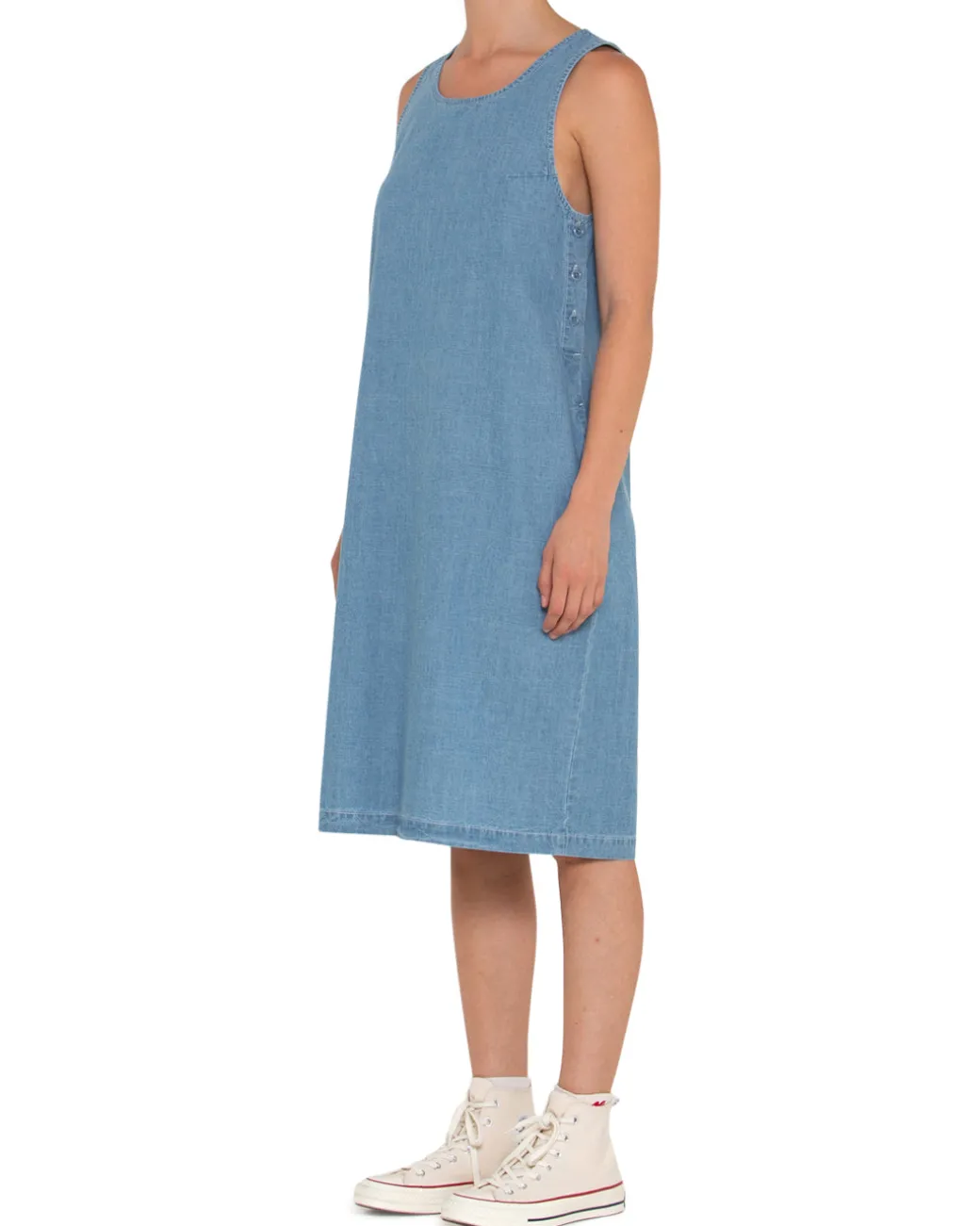 Piri Dress - Indigo Blue Chambray