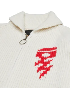 Piston Shawl Cardigan - Dirty White