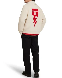 Piston Shawl Cardigan - Dirty White
