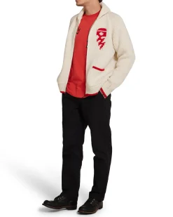 Piston Shawl Cardigan - Dirty White