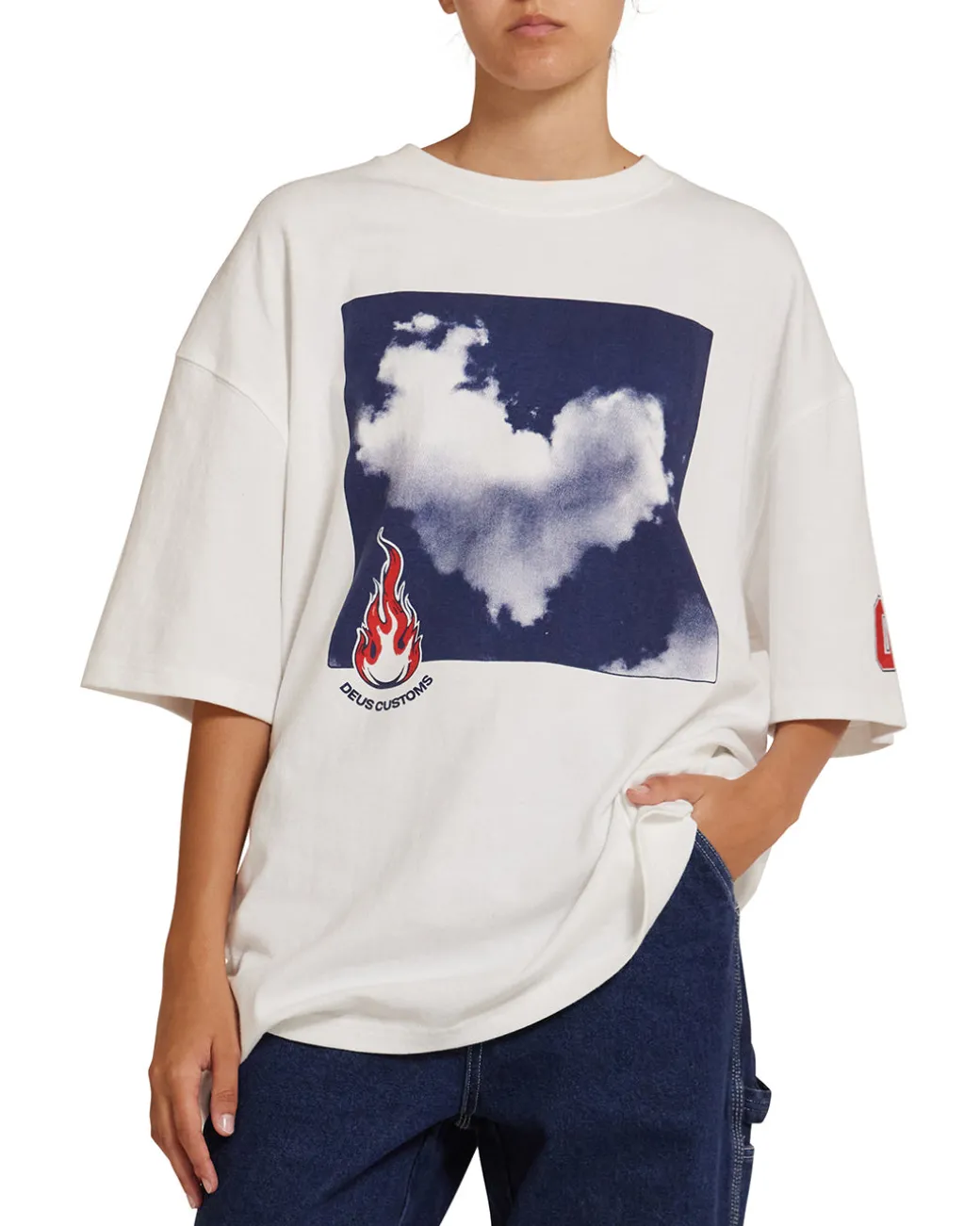 Puffy Love Tee - Vintage White
