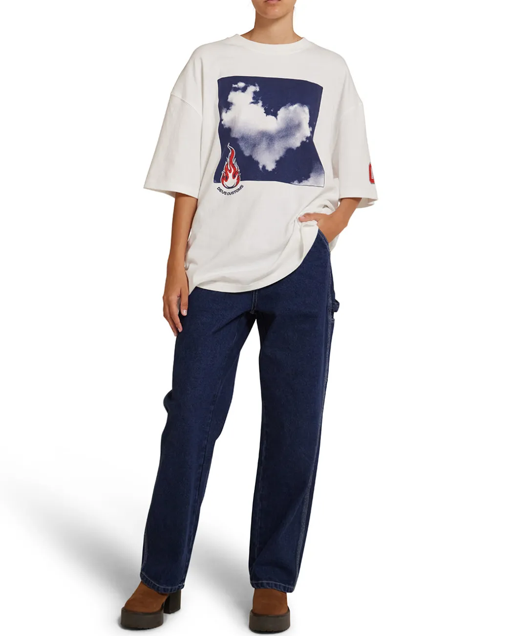 Puffy Love Tee - Vintage White