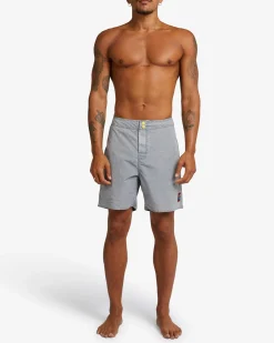 Pulse Acid Boardshort - Light Grey