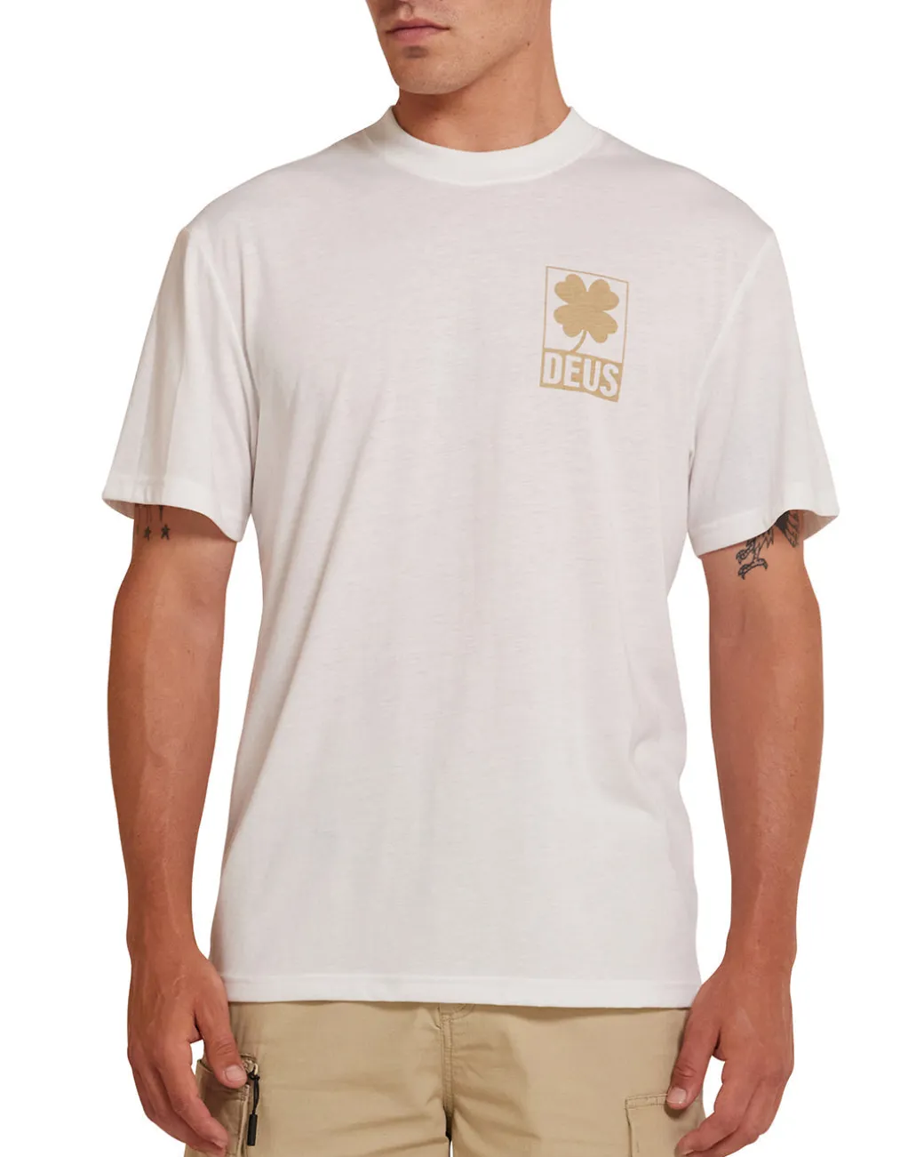 Quad Tee - Vintage White