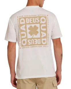 Quad Tee - Vintage White