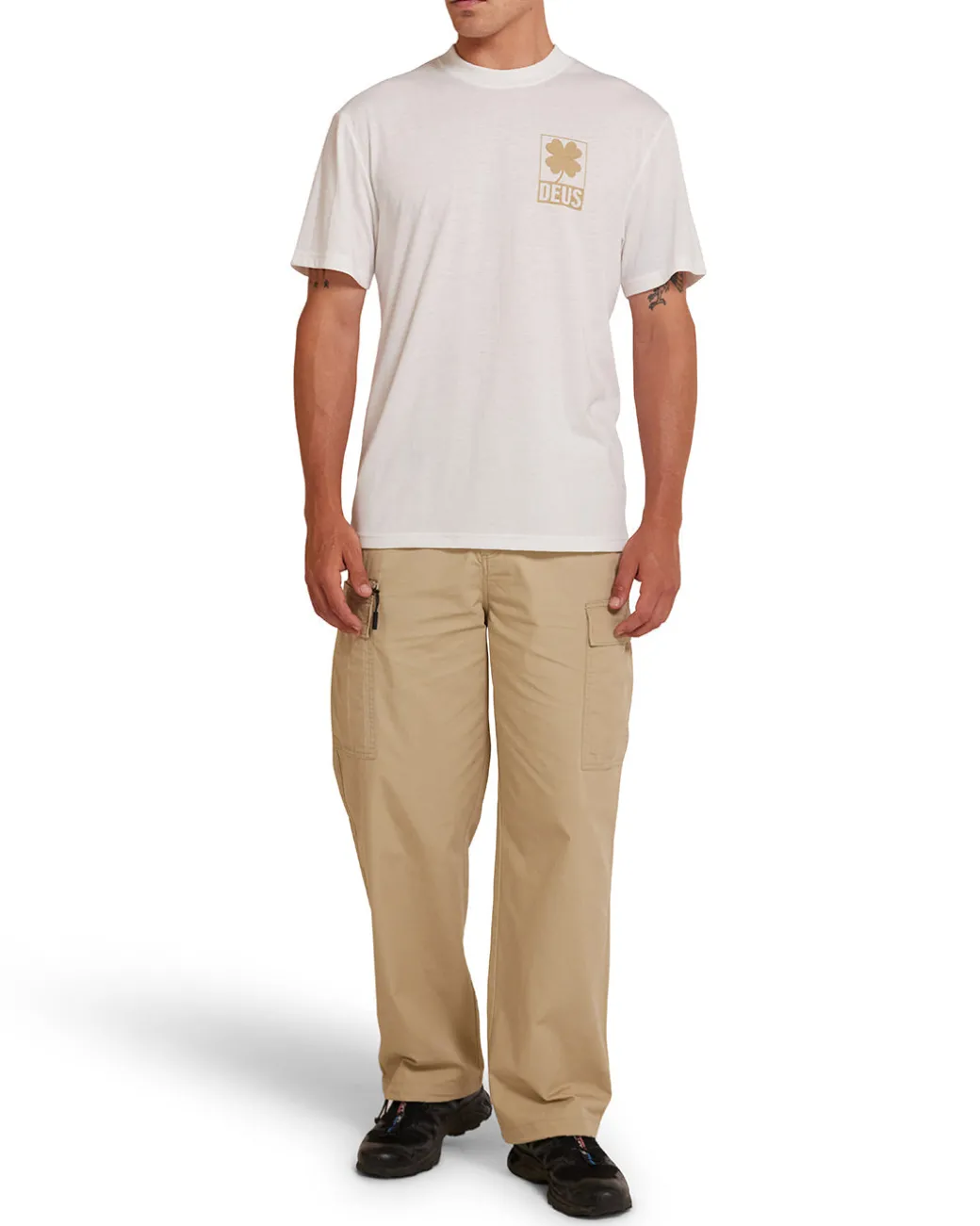 Quad Tee - Vintage White