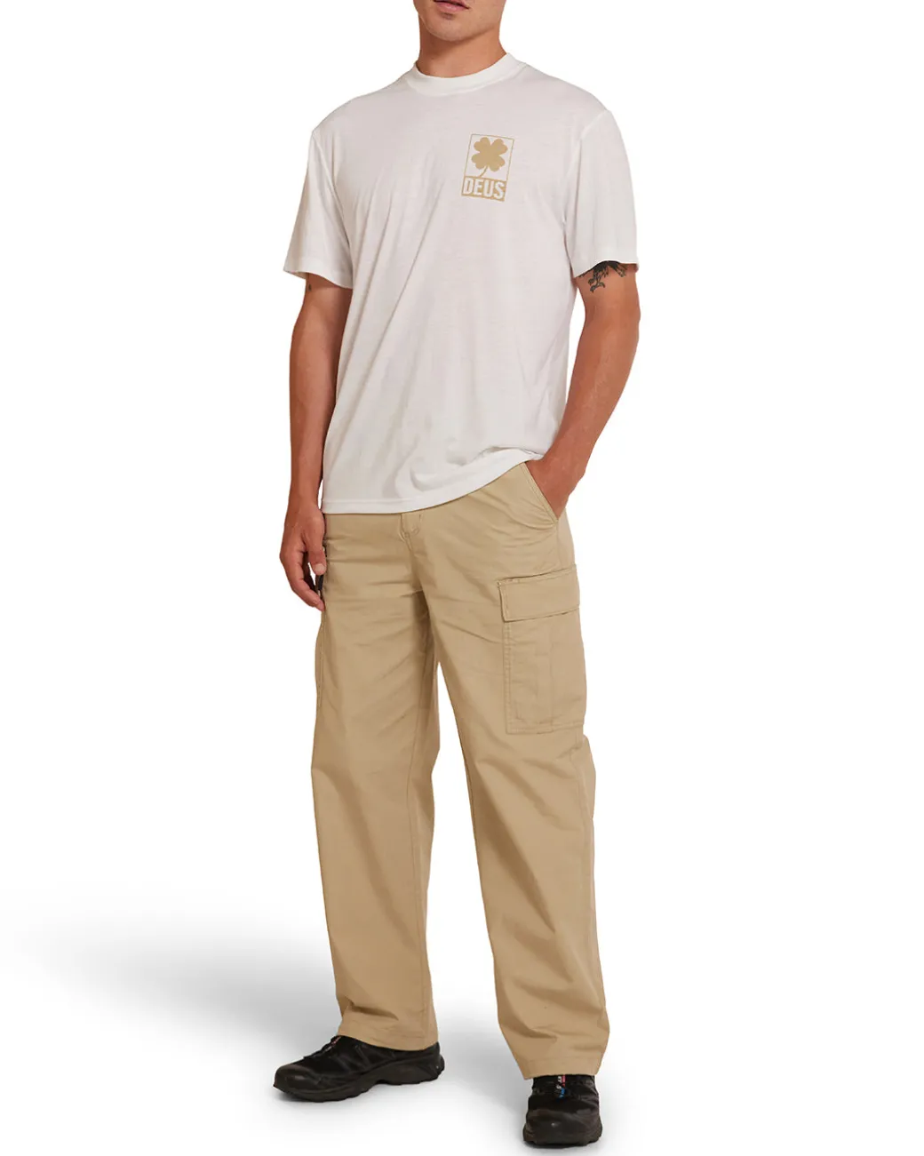 Quad Tee - Vintage White
