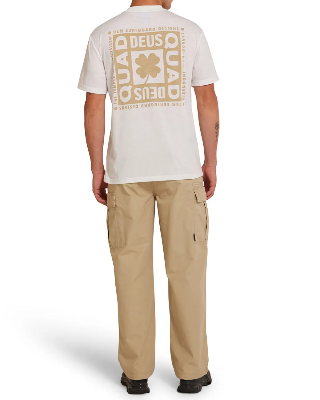 Quad Tee - Vintage White