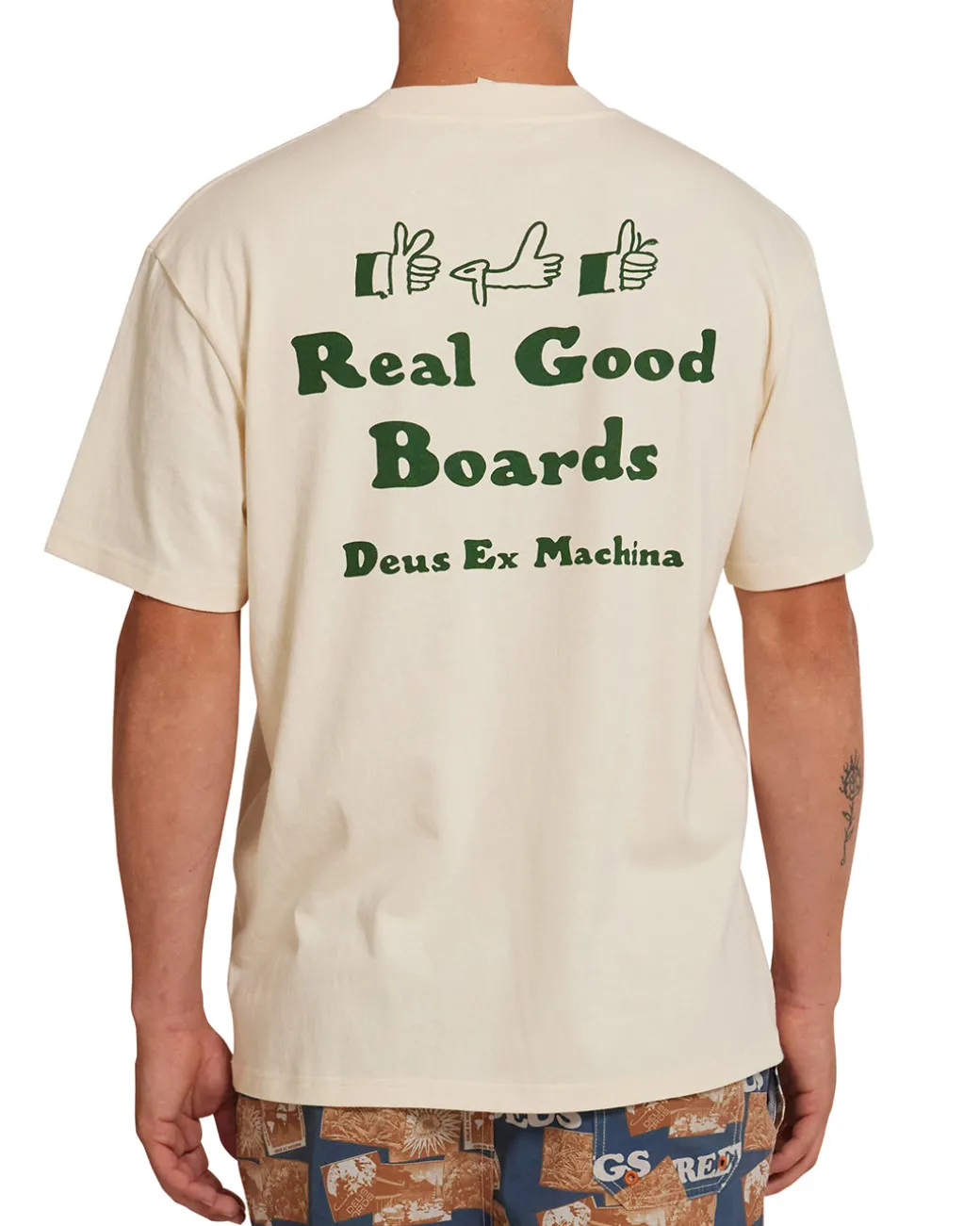 Real Good Tee - Dirty White