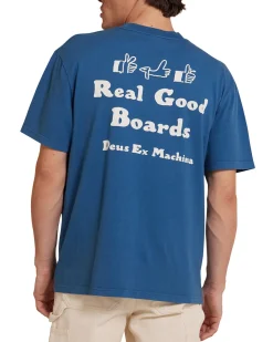 Real Good Tee - Moroccan Blue