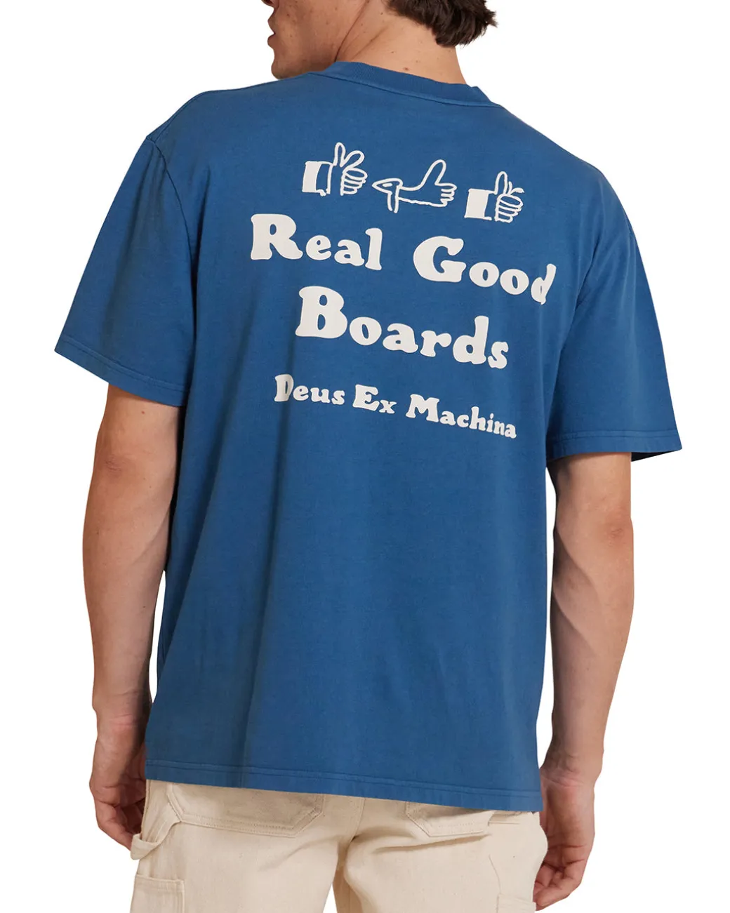 Real Good Tee - Moroccan Blue