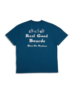 Real Good Tee - Moroccan Blue