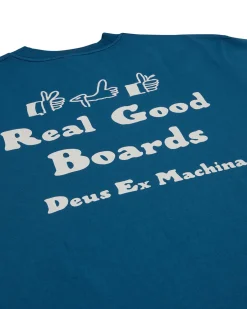Real Good Tee - Moroccan Blue