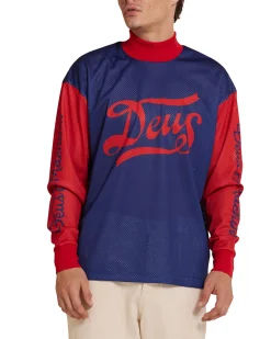 Replay Moto Jersey - Estate Blue