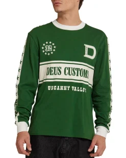 Round Up Long Sleeve Tee - Hillside Green