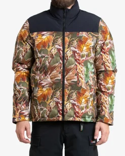 Scout Puffer Jacket - Leaf Camo