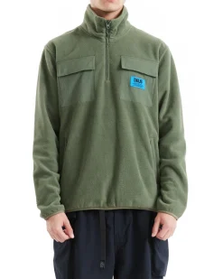 Section Zip Neck Fleece - Clover