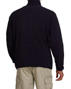 Section Zip Neck Fleece - Black