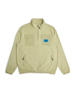 Section Zip Neck Fleece - Sage Green