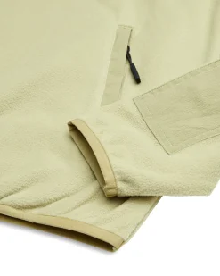 Section Zip Neck Fleece - Sage Green