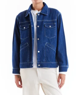 September Denim Jacket - Dark Indigo