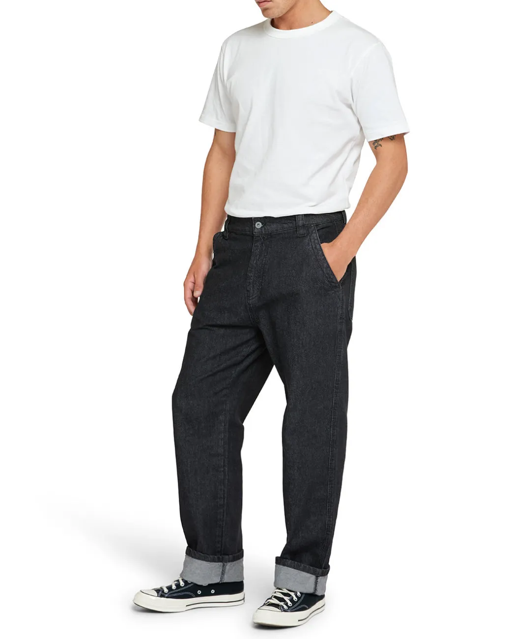 Shawn Workwear Jean - Washed Black