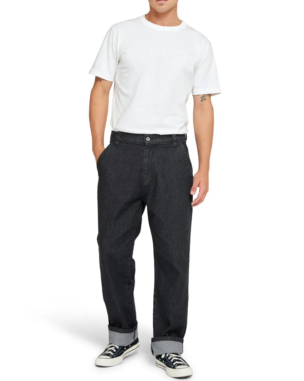 Shawn Workwear Jean - Washed Black