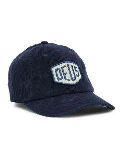 Shield Cord Dad Cap - Navy
