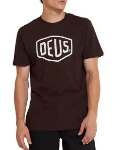 Shield Tee - Choc Brown
