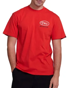 Shimmy Tee - Mandarin Red