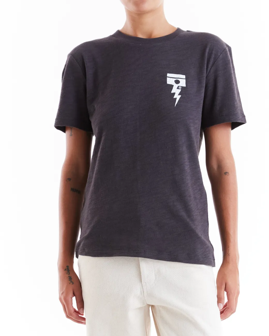 Shots Fired Tee - Anthracite