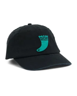 Single Fin Dad Cap - Black