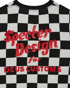 Specter Long Sleeve Tee - Black-White