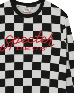 Specter Long Sleeve Tee - Black-White