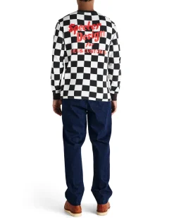 Specter Long Sleeve Tee - Black-White