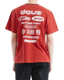 Split Lane Tee - Orange.Com