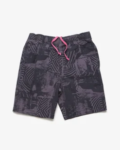Stackwaddy Beach Short - Plum Grey