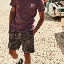 Stackwaddy Beach Short - Plum Grey