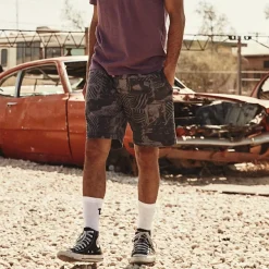 Stackwaddy Beach Short - Plum Grey