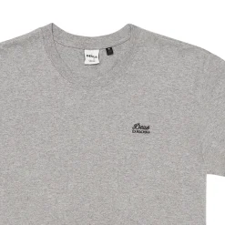 Standard Embroidered Tee - Grey Marle