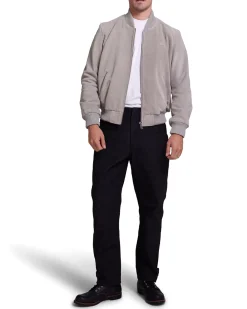 Thunder Suede Bomber - Dirty White