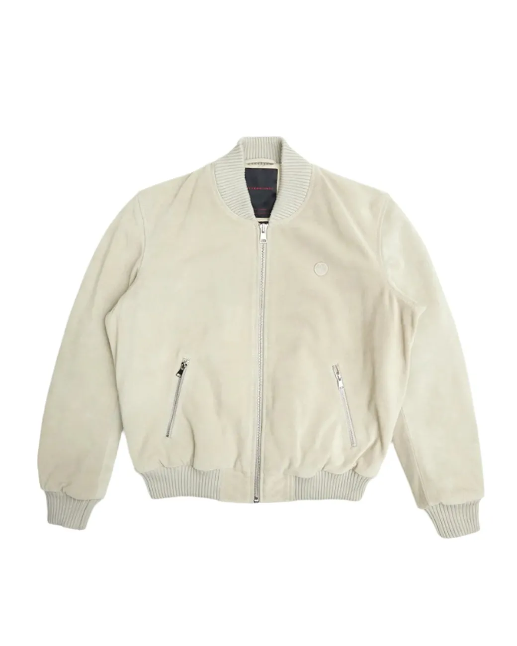 Thunder Suede Bomber - Dirty White