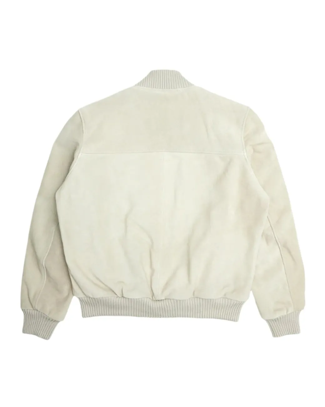 Thunder Suede Bomber - Dirty White