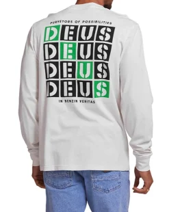 Tictac Long Sleeve Tee - Vintage White