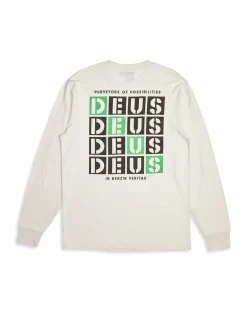 Tictac Long Sleeve Tee - Vintage White