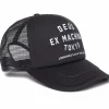 Tokyo Address Trucker Hat - Black