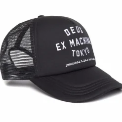 Tokyo Address Trucker Hat - Black
