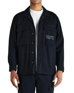 Tommy Poplin Surf Shirt - Black