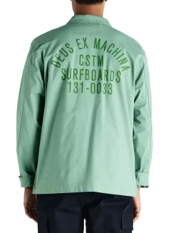 Tommy Poplin Surf Shirt - Shale Green