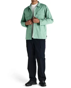 Tommy Poplin Surf Shirt - Shale Green